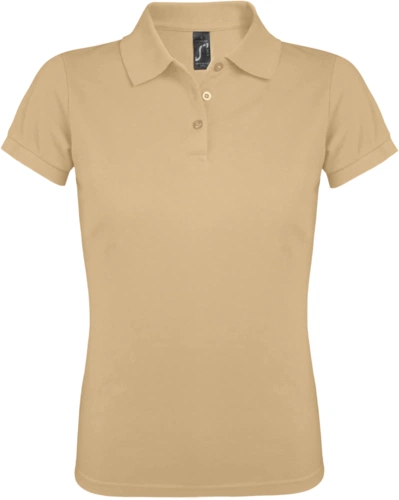 Рубашка поло женская Prime Women 200 бежевая