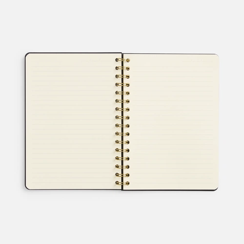 Ежедневник Spiral, недатированный, черный