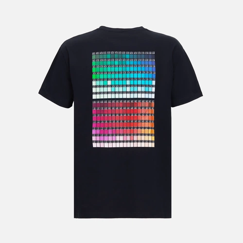 Футболка T-bolka 160 с DTG-печатью Kornit Color Сhart 1, темно-синяя, размер L