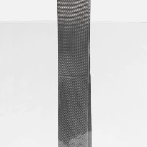 Шопер Clear Fest, ver.2, прозрачный с серыми ручками