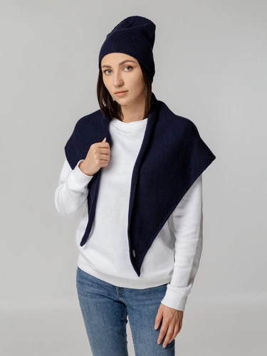 Шапка Dalia, темно-синяя