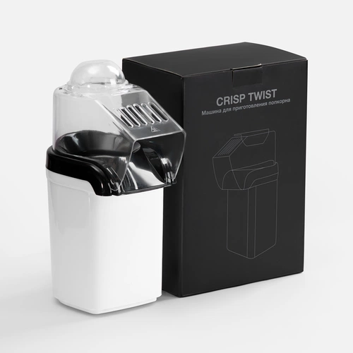 Машина для приготовления попкорна Crisp Twist, белая