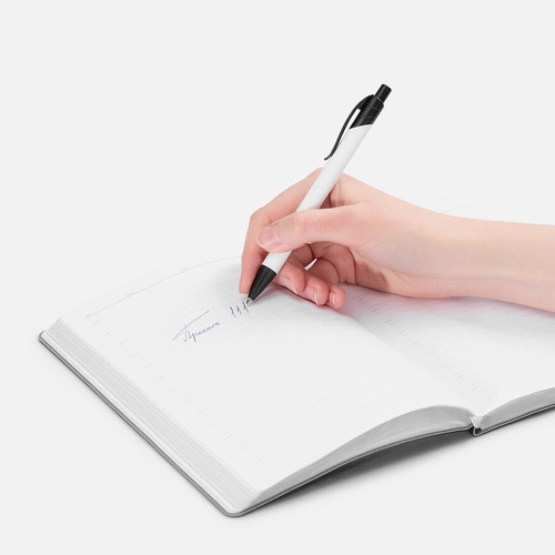 Ручка шариковая Undertone Black Soft Touch, белая