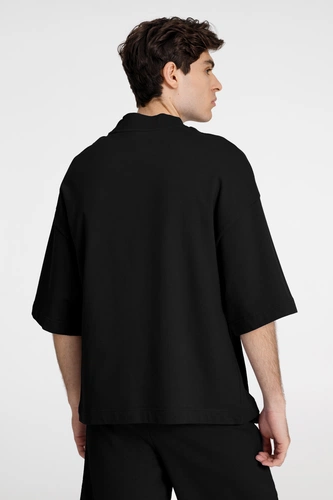 Футболка оверсайз унисекс T9, черная