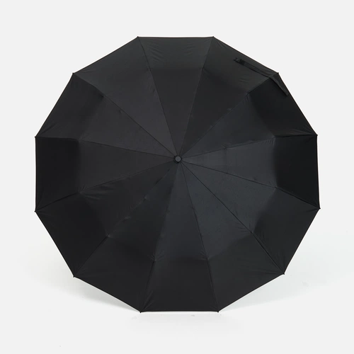 Зонт складной с УФ-защитой Ribstar, черный