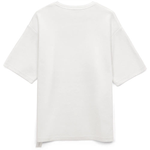 Джемпер с коротким рукавом Siluetti Volumica, молочно-белый