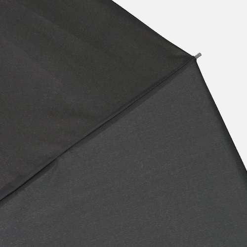 Зонт обратного сложения inLoop с ручкой-карабином, черный