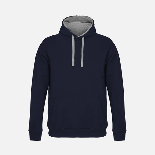 Худи унисекс Cameron, темно-синее с серым