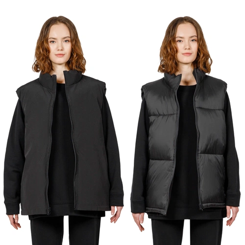 Жилет двусторонний V2, черный