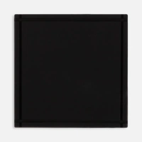 Лейбл из ПВХ Dzeta, L, черный