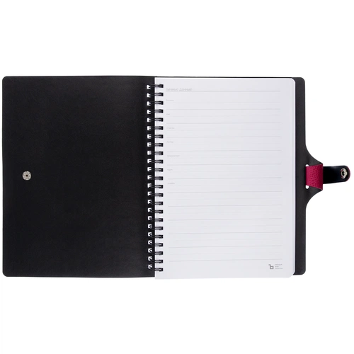 Ежедневник Strep Front на заказ, недатированный, малиновый