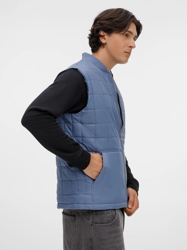 Жилет унисекс Warmbridge, синий (джинс)