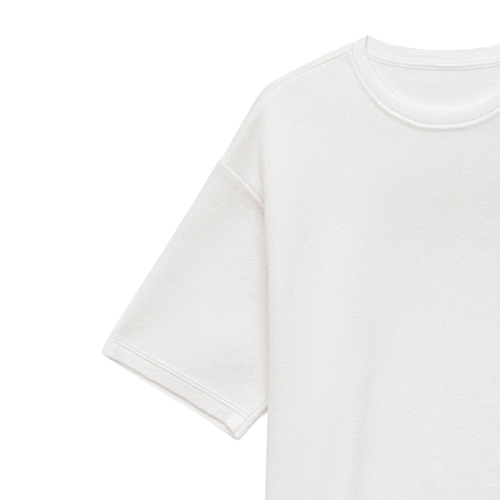 Джемпер с коротким рукавом Siluetti Volumica, молочно-белый