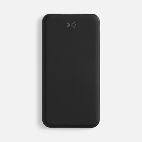 Аккумулятор с беспроводной зарядкой All Day Wireless, 10000 мАч, черный