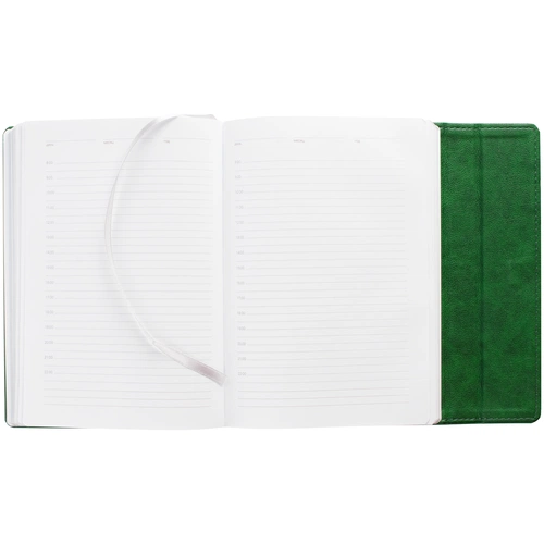 Ежедневник Flap на заказ, недатированный, зеленый