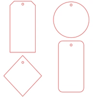 Этикетка бумажная на заказ Paper