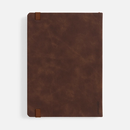 Ежедневник Urban Metal, недатированный, коричневый