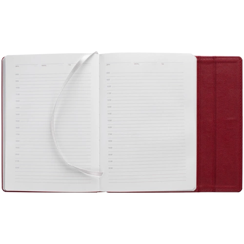 Ежедневник Flap на заказ, недатированный, красный