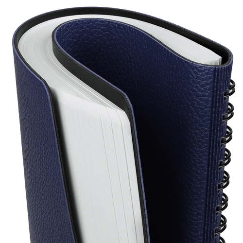 Ежедневник Strep Front на заказ, недатированный, темно-синий