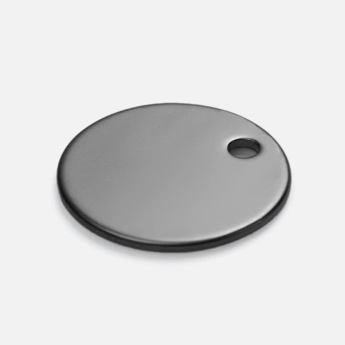 Шильдик металлический Alfa Sirkel, серый металлик