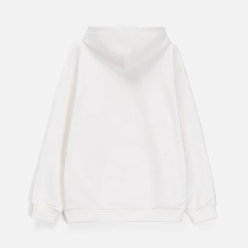 Худи унисекс оверсайз Songo, молочно-белое