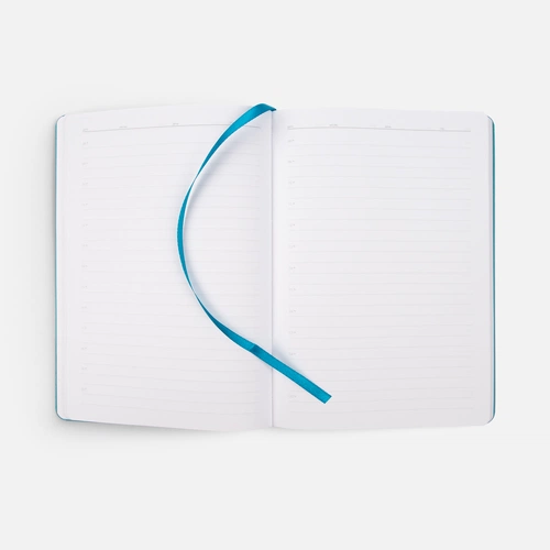 Ежедневник Tact, недатированный, бирюзовый