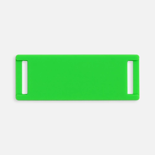 Лейбл из ПВХ Kova, зеленый неон