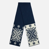 Шарф Wintertude M, синий с белым