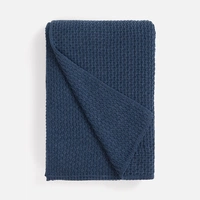 Плед Serenita, синий (джинс)