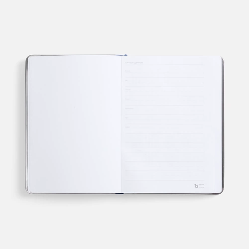 Ежедневник Metal Frame на заказ, датированный, синий