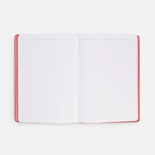 Ежедневник Flexpen Shall, недатированный, красный