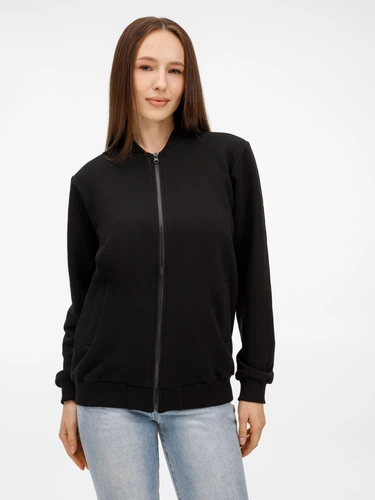 Бомбер унисекс Townie, черный