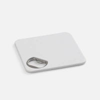 Костер с открывашкой для бутылок Bartender, ver.2, белый