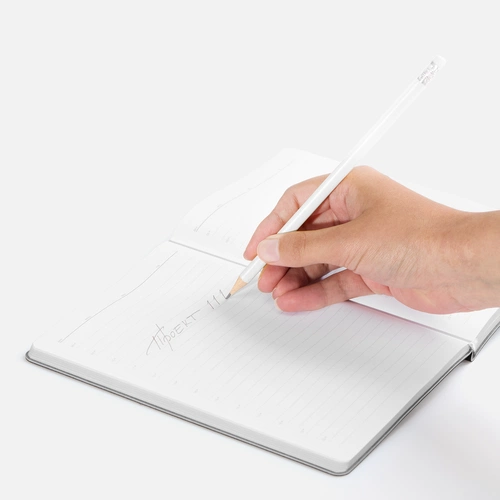 Карандаш простой Triangle с ластиком, белый