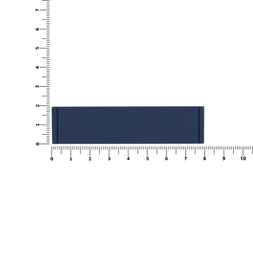 Лейбл из ПВХ Dzeta, S, темно-синий