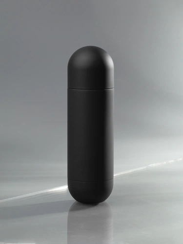 Термос Tubula Soft Touch, черный