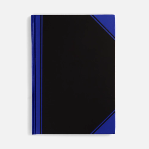 Блокнот Accenti, черный с синим