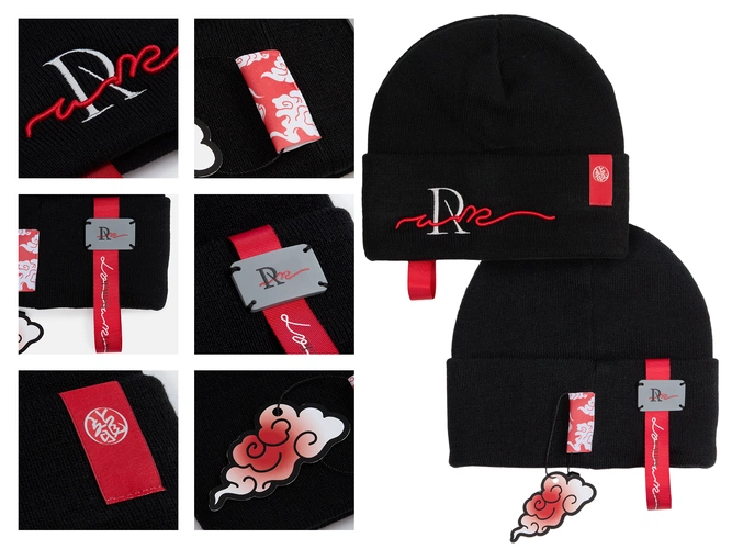 Сет Urban Flow, черно-красный с нанесением и кастомизацией