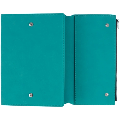 Ежедневник Grace на заказ, недатированный, бирюзовый