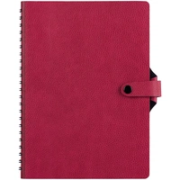 Ежедневник Strep Front на заказ, недатированный, малиновый