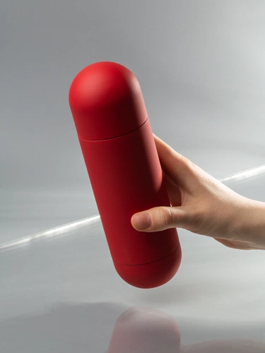 Термос Tubula Soft Touch, красный
