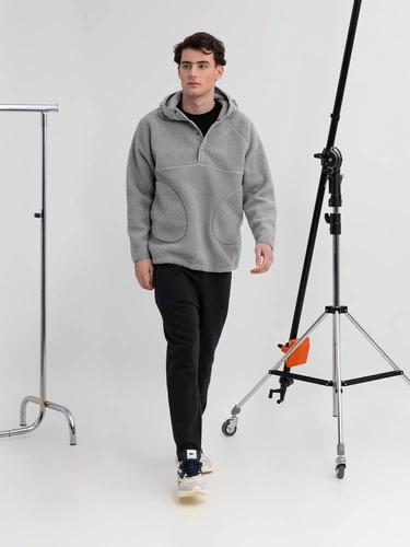 Анорак унисекс Oblako, светло-серый