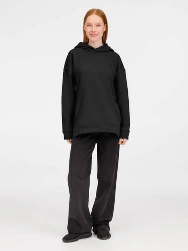 Худи оверсайз унисекс Tolla, черное