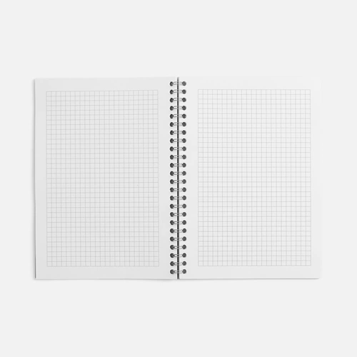 Блокнот Salvador в клетку, черный ver.2