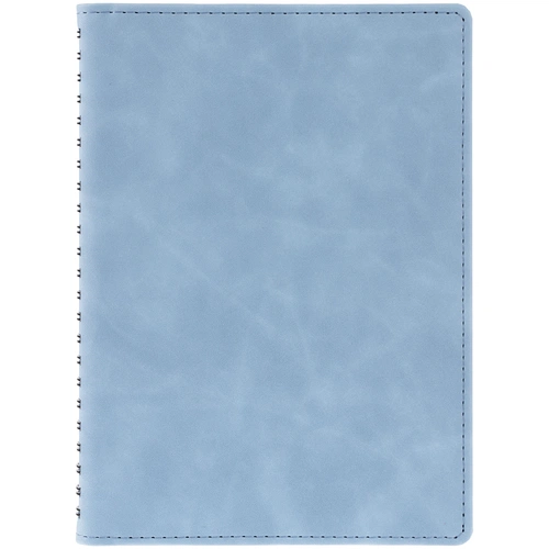 Ежедневник Spring Urban на заказ, недатированный, голубой