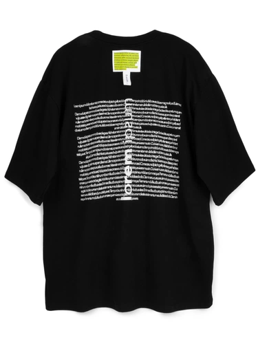 Футболка оверсайз Street Vibes с нанесением и лейблами, черная, размер M/L