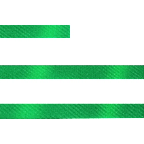 Лента сатиновая Satin 10 S, зеленая, 30 см