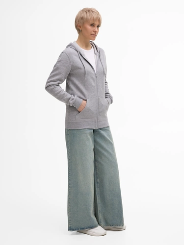 Толстовка унисекс Stone, серый меланж