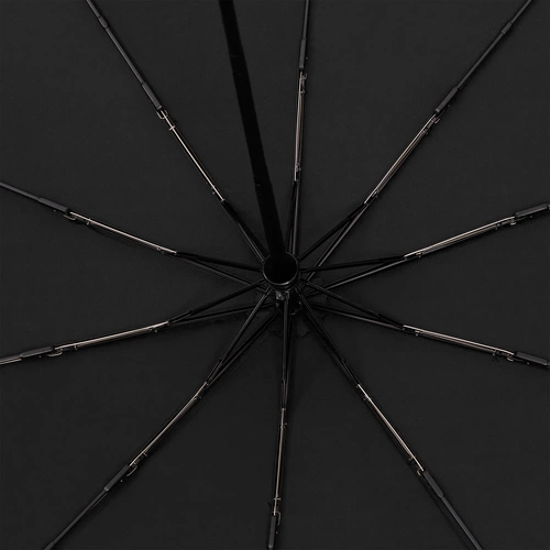 Зонт складной Cloudburst в подарочной упаковке, черный