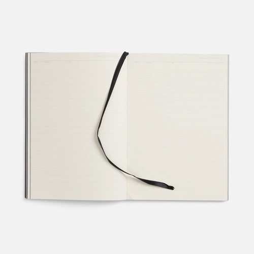 Ежедневник Flat, недатированный, черный